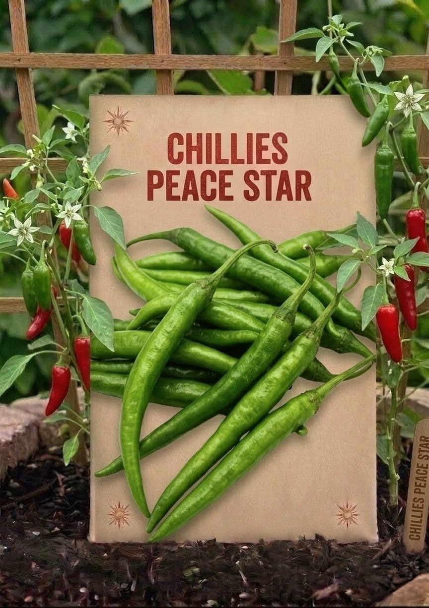 Chillies Peace Star