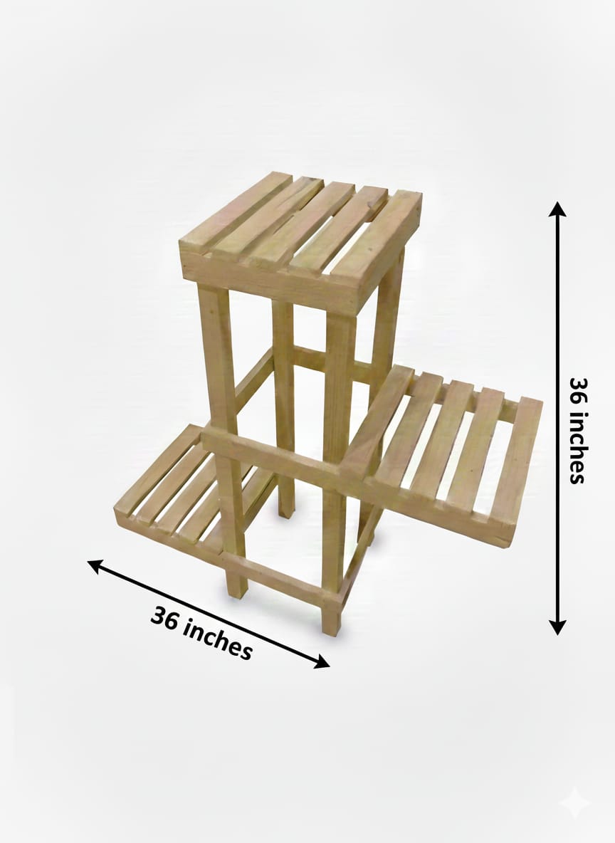 Wooden Pot Stand