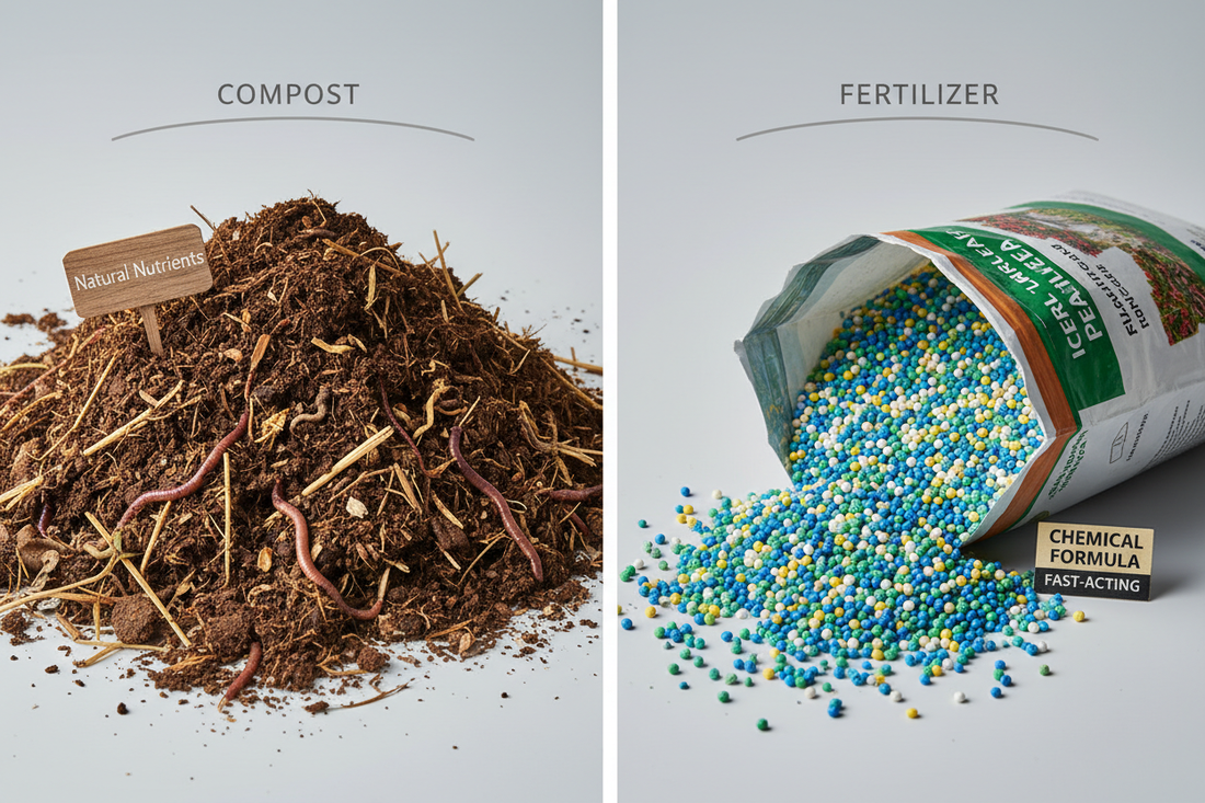 Compost vs. Fertilizer