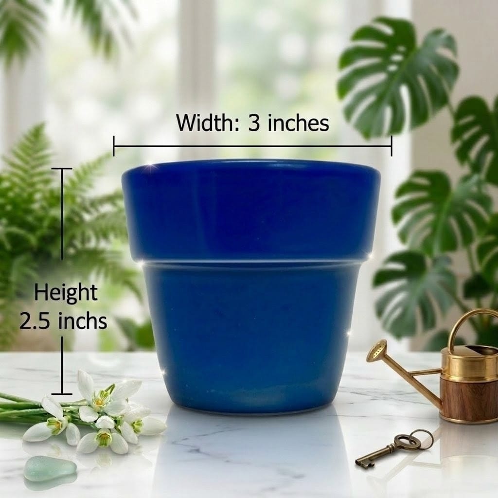 Small Ceramic Planter [Size: 3"]