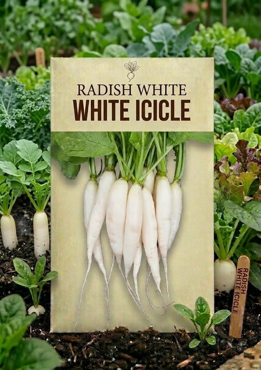 Radish White Icicle