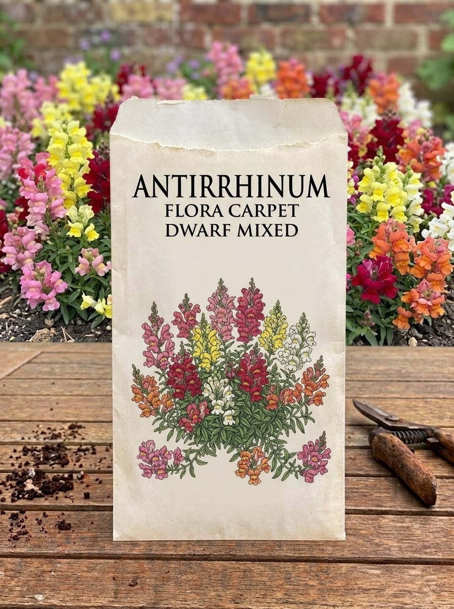 Antirrhinum Flora Carpet Dwarf Mixed Seeds