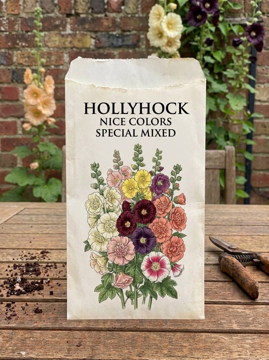 Hollyhock Nice Colors Special Mixed