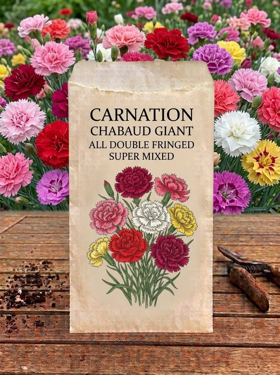 Carnation Chabaud Giant Super Mixed Seeds