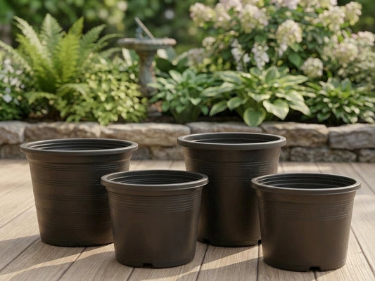 Gardening Plastic Pots Black